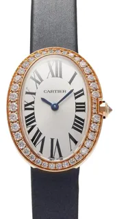 Cartier Baignoire WB520004 31.5mm Rose gold Silver