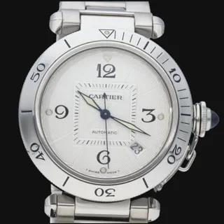 Cartier Pasha Stainless steel White