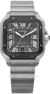 Cartier Santos WSSA0037 40mm Stainless steel Gray