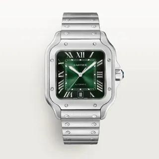 Cartier Santos WSSA0062 40mm Stainless steel Green