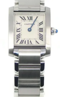 Cartier Tank Française W51008Q3 Stainless steel Silver