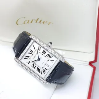 Cartier Tank W5200027 31mm Stainless steel Silver