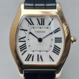 Cartier Tortue W1556362 31mm Rose gold Silver