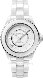 Chanel J12 H6186 38mm White ceramic White