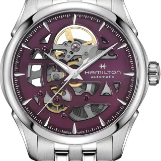 Hamilton Jazzmaster H32265101 36mm Stainless steel Purple