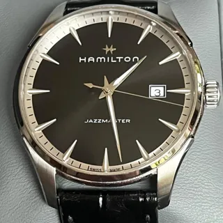 Hamilton Jazzmaster H32451731 40mm Stainless steel Black