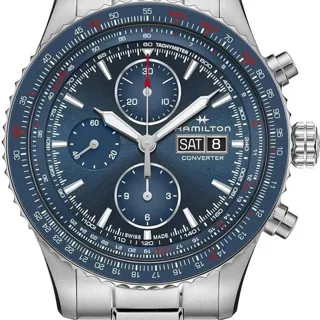 Hamilton Khaki Aviation H76746140 Stainless steel Blue