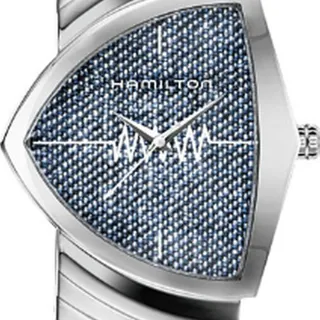 Hamilton Ventura H24411941 32mm Stainless steel Blue