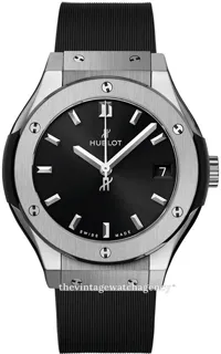 Hublot Classic Fusion 581.NX.1470.RX 33mm brushed/polished titanium Black