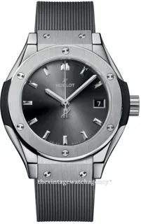 Hublot Classic Fusion 591.NX.7070.RX 29mm brushed/polished titanium grey