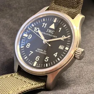 IWC Pilot IW325301 38mm Stainless steel Black