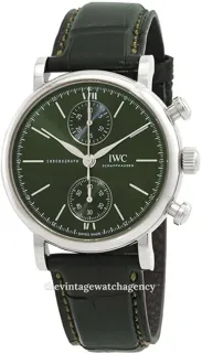 IWC Portofino IW391405 39mm Stainless steel Green