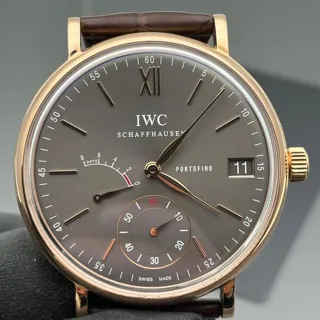 IWC Portofino IW510104 45mm Red gold Gray