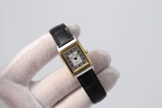 Jaeger-LeCoultre Reverso Lady 140.025.5 19mm 18ct Yellow Gold$Stainless Steel Grey