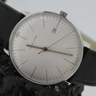 Junghans max bill 41/4817.02 38mm Stainless steel White