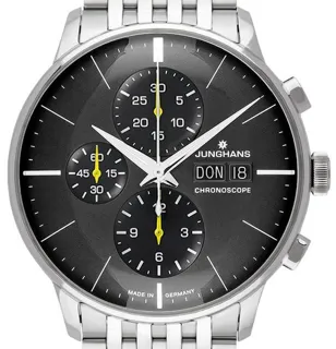 Junghans Meister Chronoscope 27442946 40.5mm Stainless steel Black