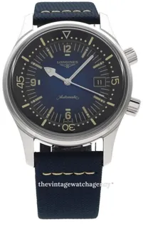 Longines Heritage L37744902 42mm Stainless steel Blue