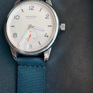 NOMOS Club Automat 775 41.5mm Steel Silver