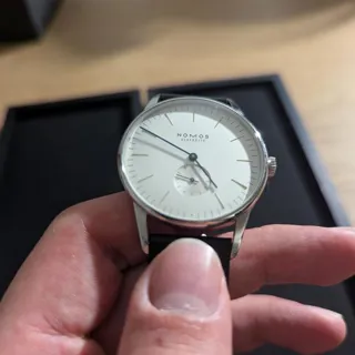 NOMOS Orion 384 38mm Steel White