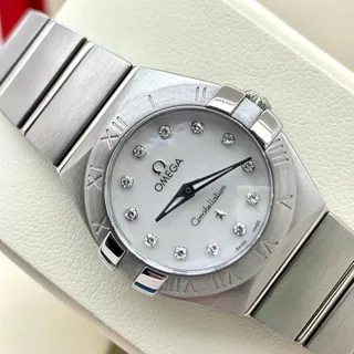 Omega Constellation 123.10.24.60.55.001 24mm Stainless steel White