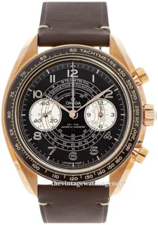 Omega Speedmaster Racing 329.92.43.51.10.001 43mm Bronze gold Brown