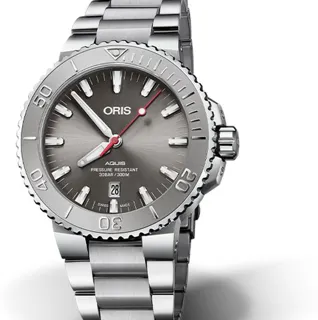 Oris Aquis Date 01 733 7730 4153-07 8 24 05PEB 43.5mm Stainless steel Gray