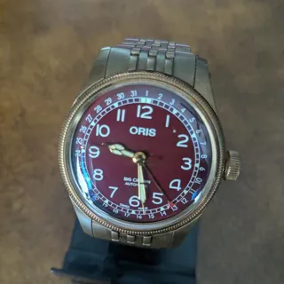 Oris Big Crown 01 754 7741 3168-07 8 20 01 40mm Bronze Red