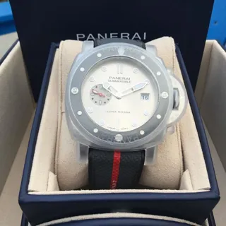 Panerai Submersible PAM 01681 44mm Steel Silver