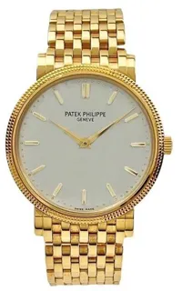 Patek Philippe Calatrava 5120/1J 35mm Yellow gold Silver