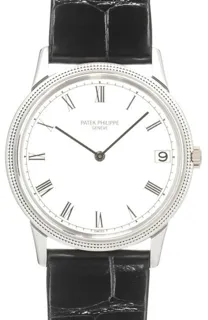 Patek Philippe Calatrava reference, please 33mm White gold Silver