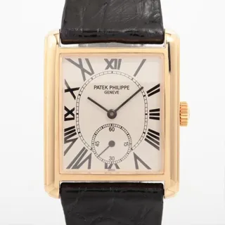 Patek Philippe Gondolo 5014J 35mm Yellow gold Silver