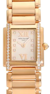 Patek Philippe Twenty~4 4908/11R-011 22mm Rose gold White