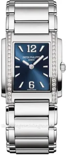 Patek Philippe Twenty~4 4910/1200A-001 25.1mm Stainless steel Blue