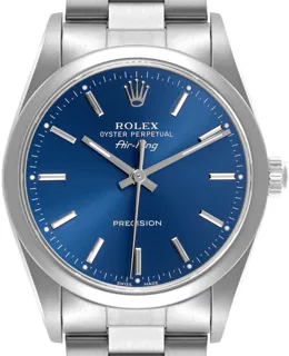 Rolex Air King 14000 Stainless steel Blue