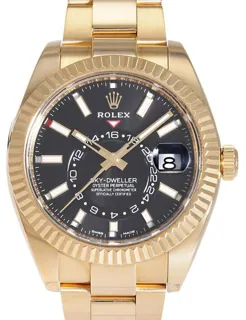 Rolex Sky-Dweller 326938 42mm Yellow gold Black