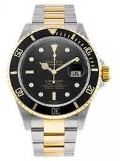 Rolex Submariner 16613 40mm Yellow gold$Steel Black