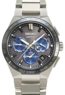 Seiko Astron GPS Solar SBXC119 ( ) 43mm Titanium Grey