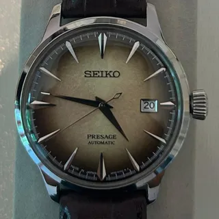 Seiko Presage SRPE11J1 40.5mm Steel Brown