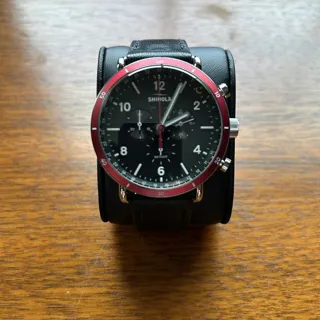 Shinola 45mm Steel Black