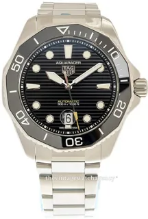 TAG Heuer Aquaracer WBP201A.BA0632 43mm Stainless steel Black