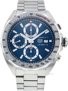 TAG Heuer Formula 1 CAZ2015.BA0876 44mm Brushed/polished steel Blue