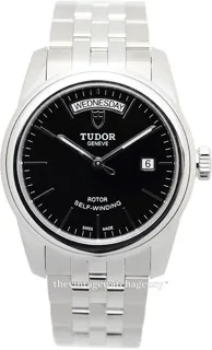 Tudor Glamour Date-Day M56000-0007 39mm Stainless steel Black