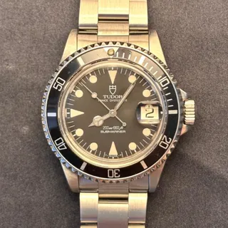 Tudor Submariner 76100 40mm Steel Black