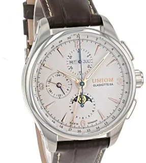 Union Glashütte Belisar Chronograph D014.425.16.017.01 42mm Steel White