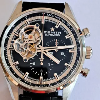 Zenith El Primero Chronomaster 03.2040.4061/21.C496 42mm Stainless steel Black