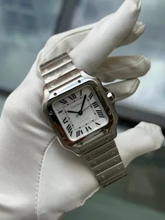 Cartier Santos WSSA0029 35mm Stainless steel Silver