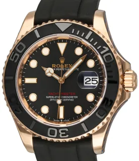 Rolex Yacht-Master 126655-0002 Rose gold Black