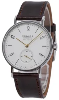 NOMOS Tangente 35mm Stahl white silver-plated