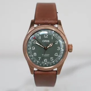 Oris Big Crown 01 754 7741 3167-07 5 20 58BR 40mm Bronze Green