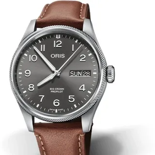 Oris Big Crown 01 752 7760 4063-07 5 22 07LC 44mm Stainless steel Gray